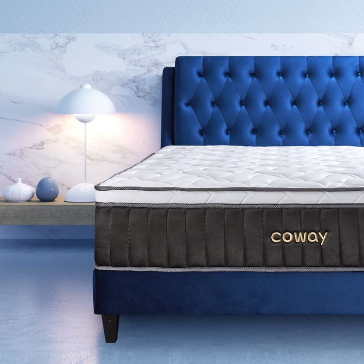 Prime II Series mattress in dark blue, full view